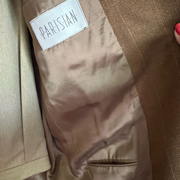 Joseph Abboud brown and tan 44 L sport jacket - Picture 4 of 4